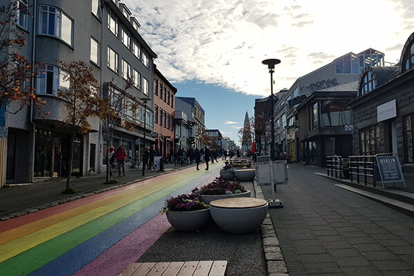 Innenstadt von Reykjavik